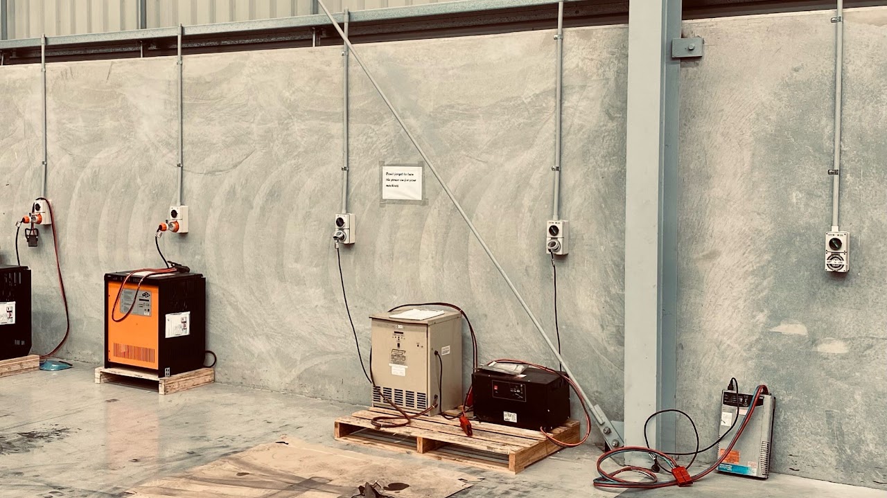 Trenton Crestmead forklift charging install